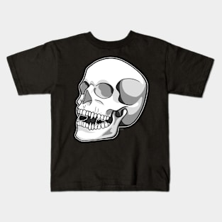 Skull Sticker Kids T-Shirt